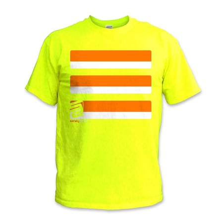 Safetyshirtz Basic High Visibility Tee, Safety Green, S 01020401S
